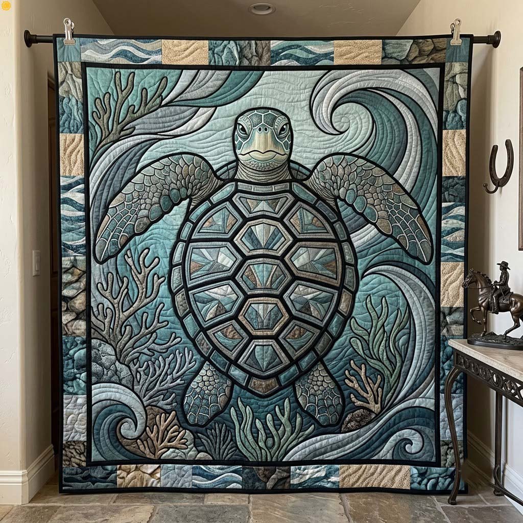 Spirit of the Tides Quilted Blanket GFTONTD2584