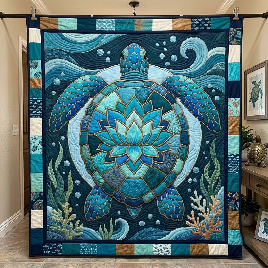 Spirit of the Tides Quilted Blanket GFTONTD2586