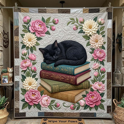 Whiskers Between Pages Quilted Blanket GFTONTD2591