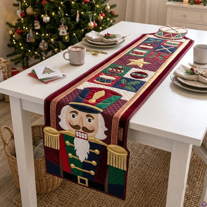 Shaped Christmas Magic Custom Shape Quilted Table Runner GFTONTD2618