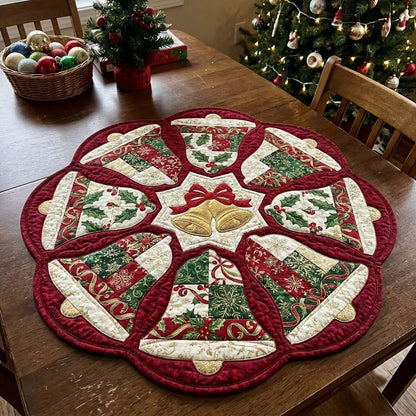 Merry Table Magic Custom Shape Quilted Table Topper GFTONTD2628