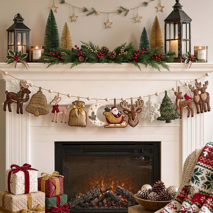 Stories by the Fire Custom Shape Quilted Garland GFTONTD2660