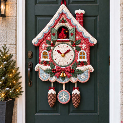 Christmas Doorway Treasures Custom Shape Quilted Door Hanger GFTONTD2702