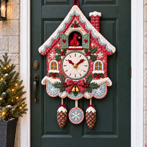 Christmas Doorway Treasures Custom Shape Quilted Door Hanger GFTONTD2702