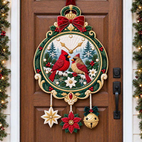 Christmas Doorway Treasures Custom Shape Quilted Door Hanger GFTONTD2704