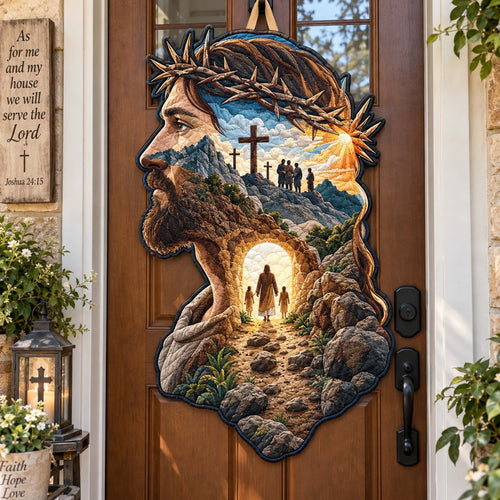 Bless This Home Custom Shape Quilted Door Hanger GFTONTD2808