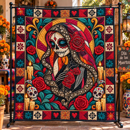 Viva Calavera Quilted Blanket GFTONTD2971
