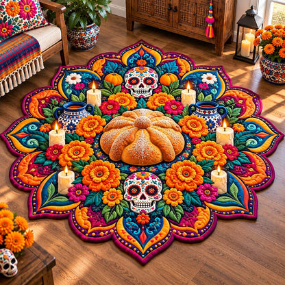 Pan de Muerto Custom Shape Area Rug GFTONTD2982