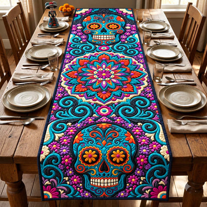 Skull Garden Quilted Table Runner GFTONTD3079