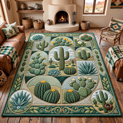 Cactus Garden Southwestern Area Rug GFTONTD3230