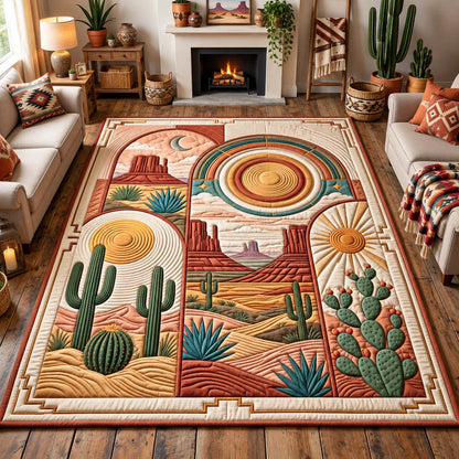 Desert Arch Sunrise Area Rug GFTONTD3232