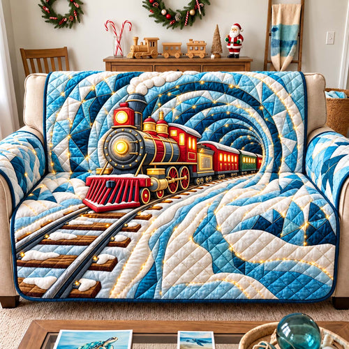 Winter Tunnel Express Quilted Sofa Cover GFTONTD3498