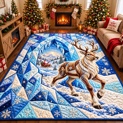 Reindeer Ice Passage Area Rug GFTONTD3554