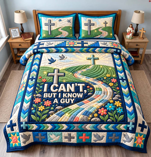 I Know A Guy 3-Piece Quilted Bedding Set GFTONTD3614