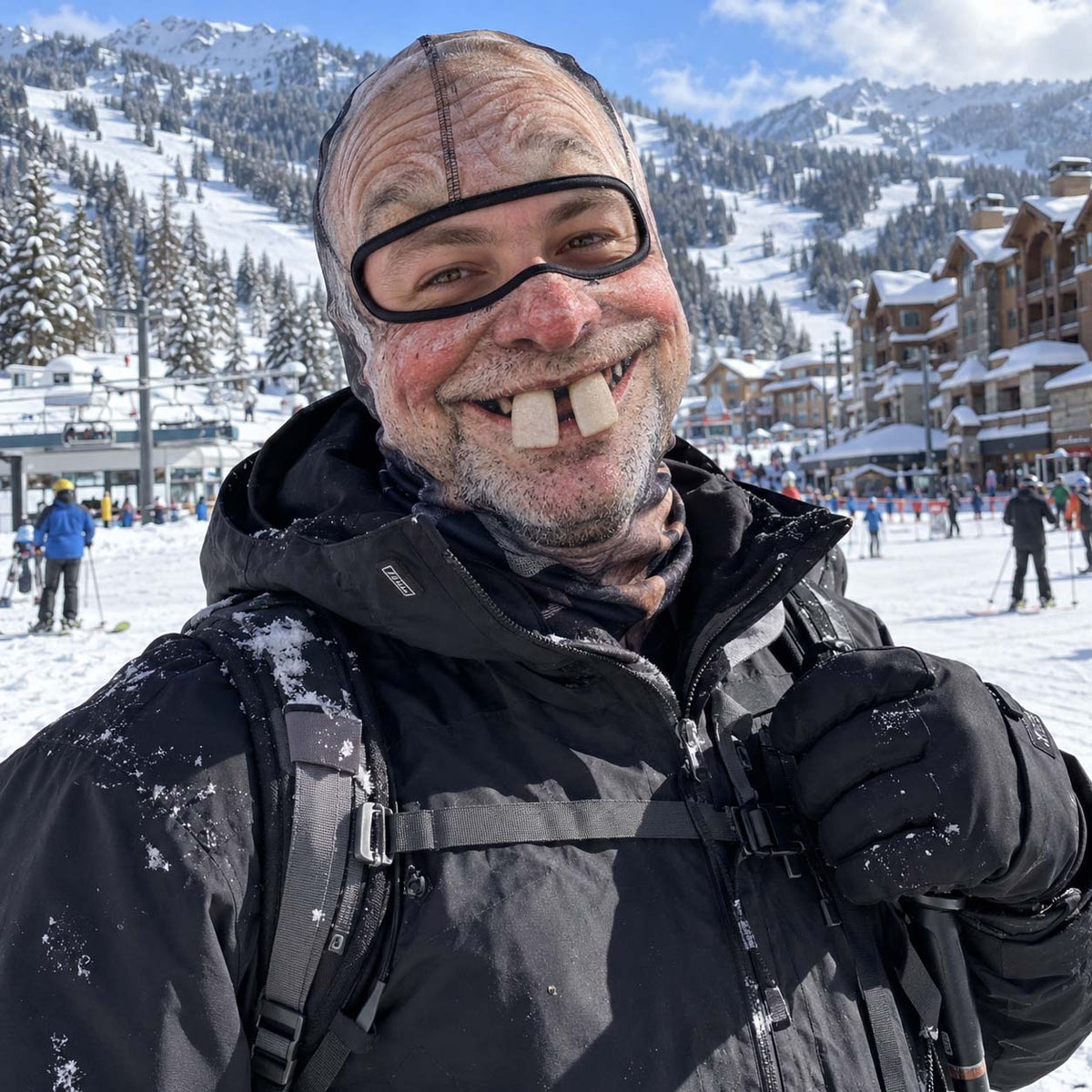 Goofy Grin Funny Face Mask GFTONTD3761