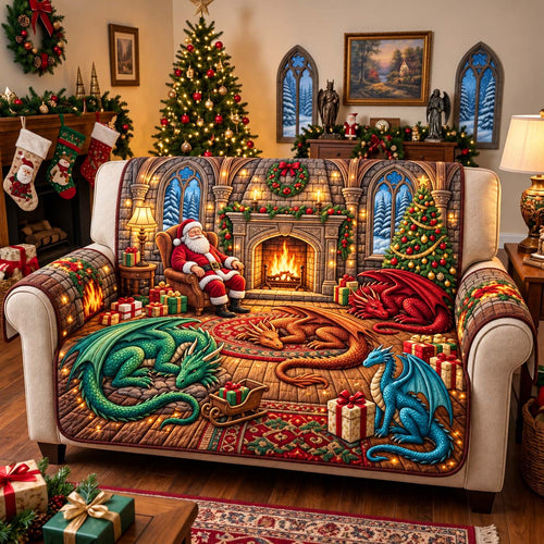 Candyland Dragon Flight Quilted Sofa Cover GFTONTD3782