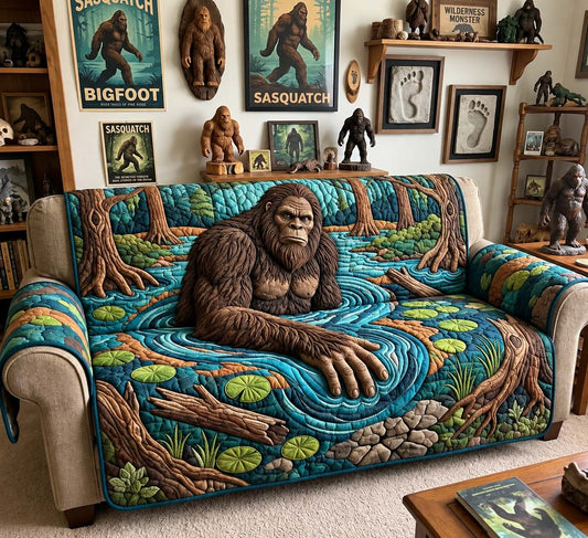 Swamp Sasquatch Quilted Sofa Cover GFTONTD3788
