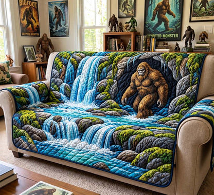 Bigfoot Waterfall Cave Quilted Sofa Cover GFTONTD3789