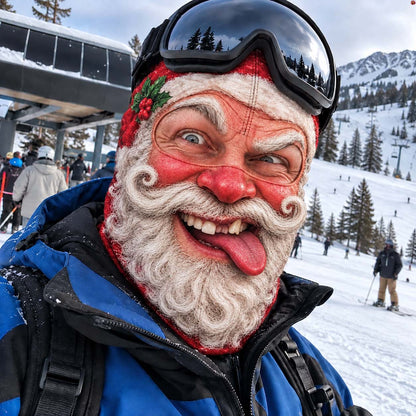 Crazy Santa Funny Face Mask GFTONTD3840
