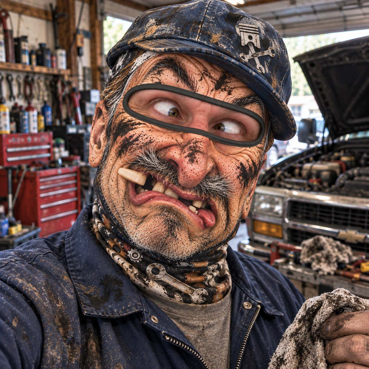 Nut Muncher Funny Face Mask GFTONTD3859