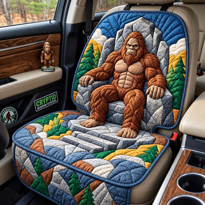 Bigfoot Stone Throne Quilted Car Seat Protector GFTONTD3892