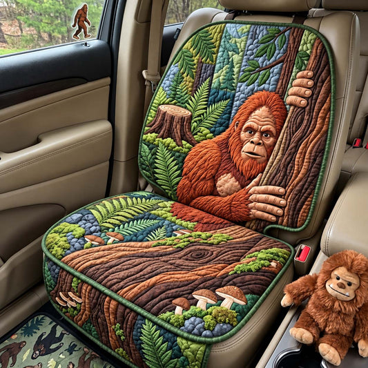 Peekaboo Bigfoot Quilted Car Seat Protector GFTONTD3895