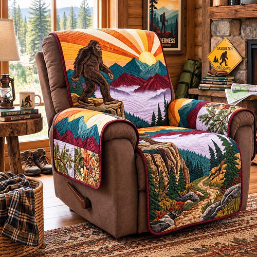 Bigfoot Wilderness Escape Quilted Sofa Cover GFTONTD4136