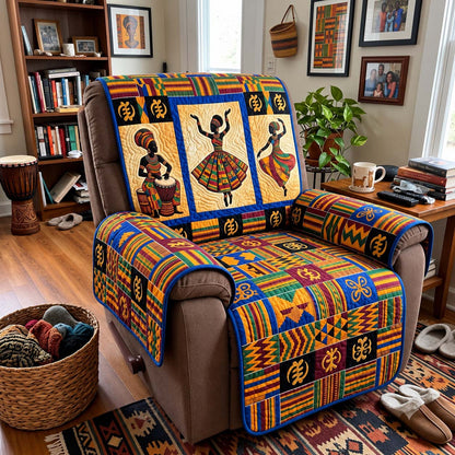 Kente Rhythm Dance Quilted Sofa Cover GFTONTD4232