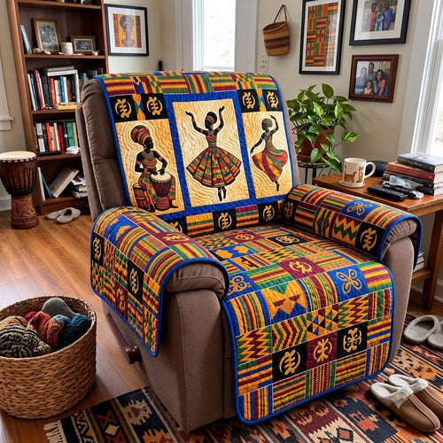 Kente Rhythm Dance Quilted Sofa Cover GFTONTD4232
