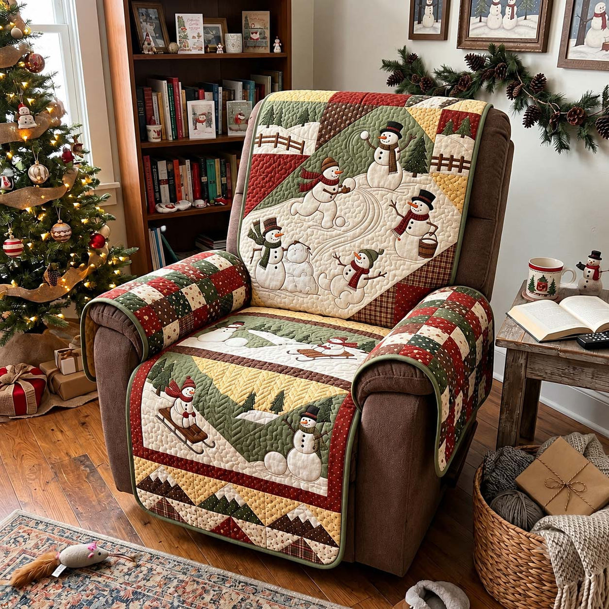 Snowy Hills Playtime Quilted Sofa Cover GFTONTD4281