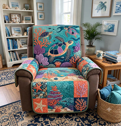 Tropical Turtle Garden Quilted Sofa Cover GFTONTD4289