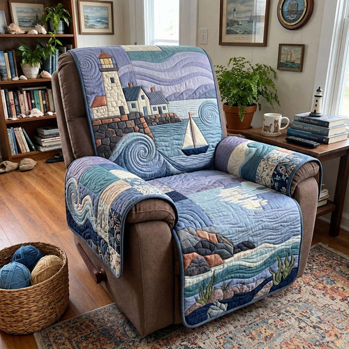 Harbor Lighthouse Quilted Sofa Cover GFTONTD4315