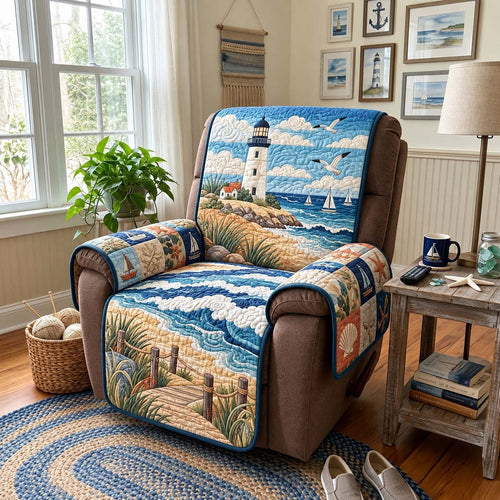 Seaside Watch Quilted Sofa Cover GFTONTD4320