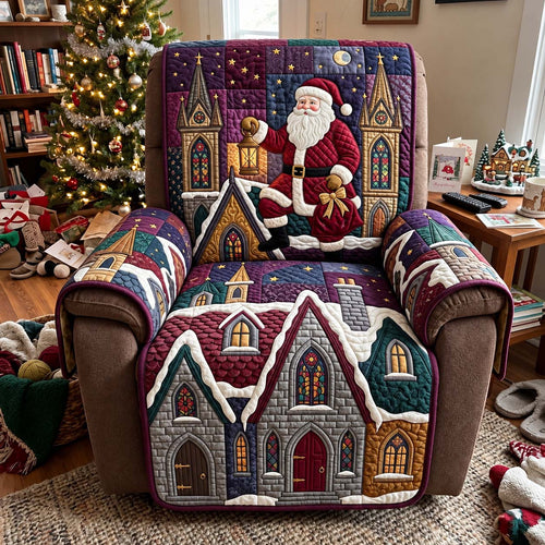 Cathedral Night Of Santa Quilted Sofa Cover GFTONTD4363