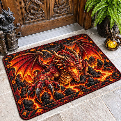 Inferno Lava Dragon Doormat GFTONTD4376