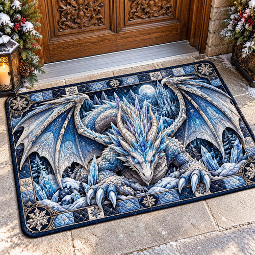 Frost Crystal Dragon Doormat GFTONTD4377