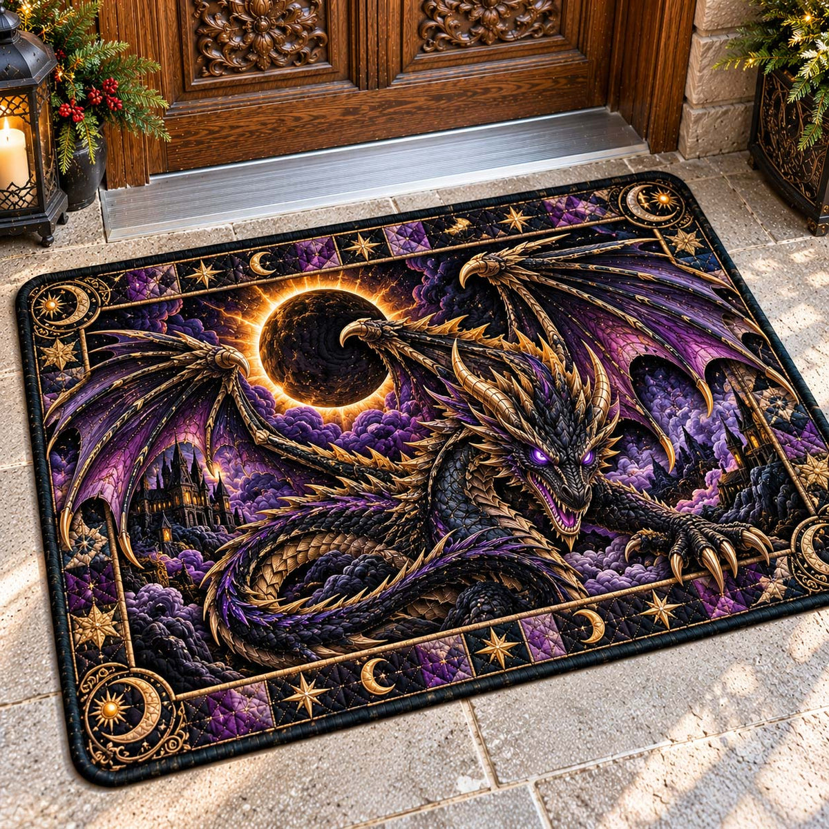 Eclipse Shadow Dragon Doormat GFTONTD4378