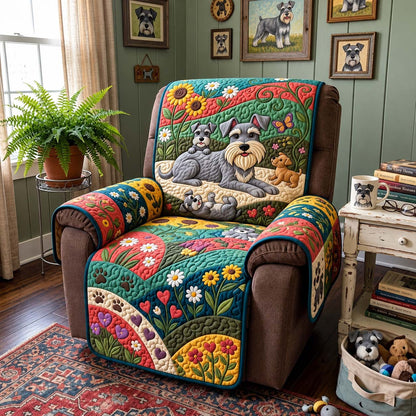 Garden Schnauzer Days Quilted Sofa Cover GFTONTD4418
