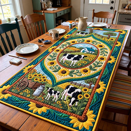 Sunflower Farmstead Quilted Table Runner GFTONTD4445