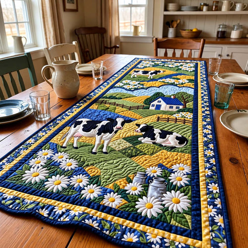 Daisy Country Pasture Quilted Table Runner GFTONTD4446