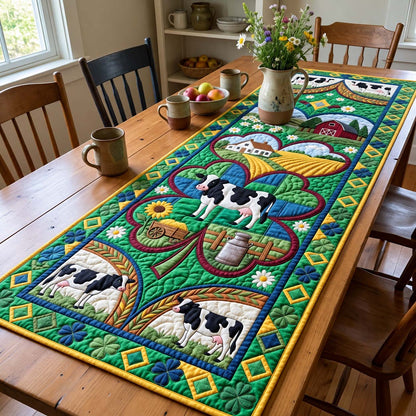 Lucky Clover Farm Quilted Table Runner GFTONTD4449
