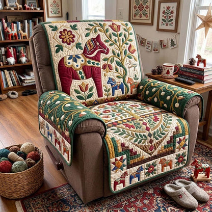 Scandinavian Dala Garden Quilted Sofa Cover GFTONTD4503