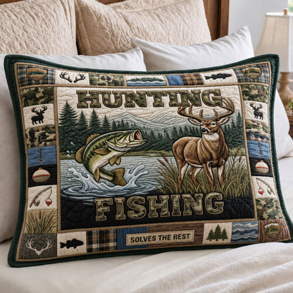 Hunting and Fishing Life Bedding Pillow Case GFTOPND1051 C1