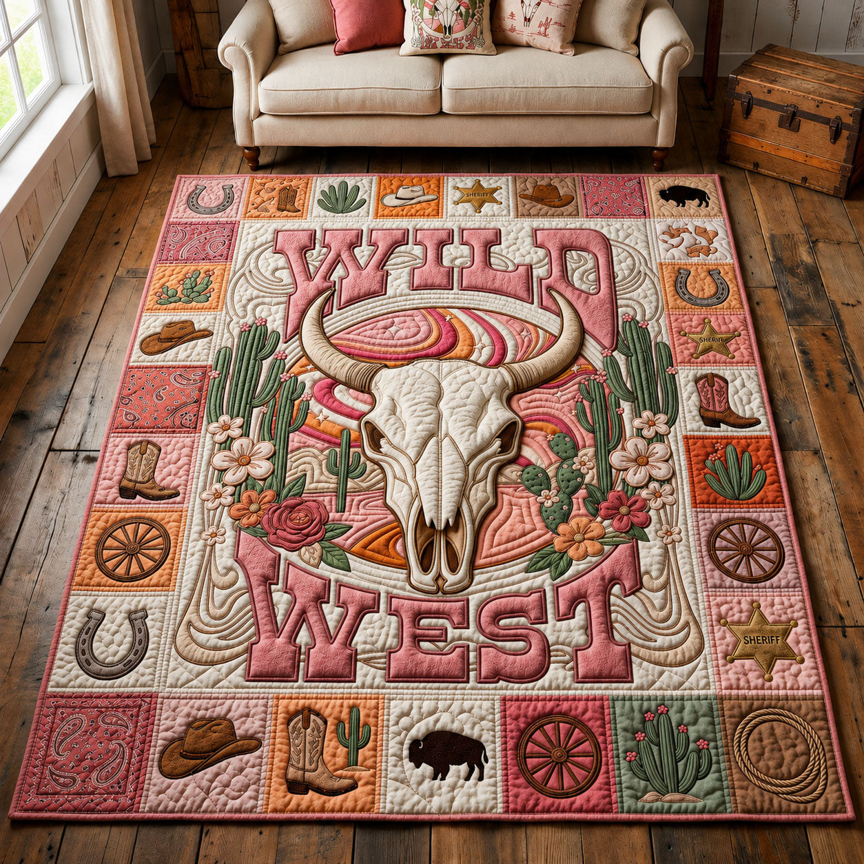 Wild West Area Rug GFTOPND1103
