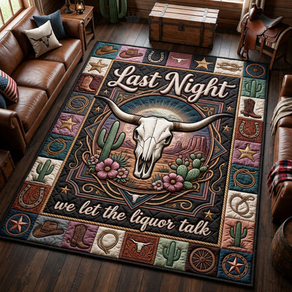 Let The Liquor Talk Area Rug GFTOPND1104