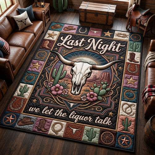 Let The Liquor Talk Area Rug GFTOPND1104