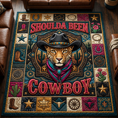 You Shoulda Been Cowboy Area Rug GFTOPND1105