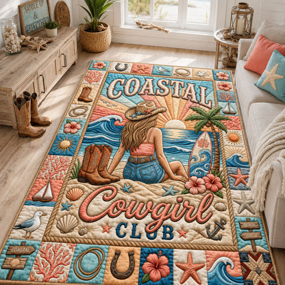 Coastal Cowgirl Club Area Rug GFTOPND1134