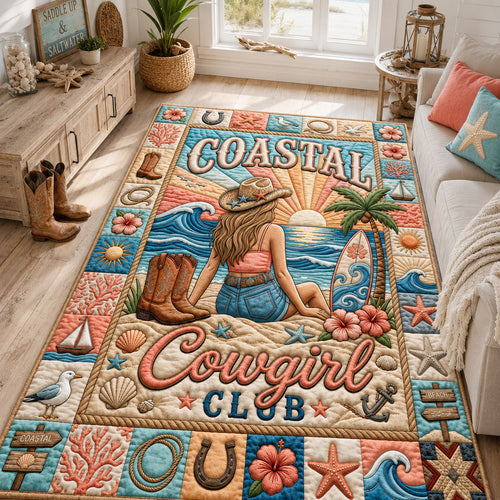 Coastal Cowgirl Club Area Rug GFTOPND1134