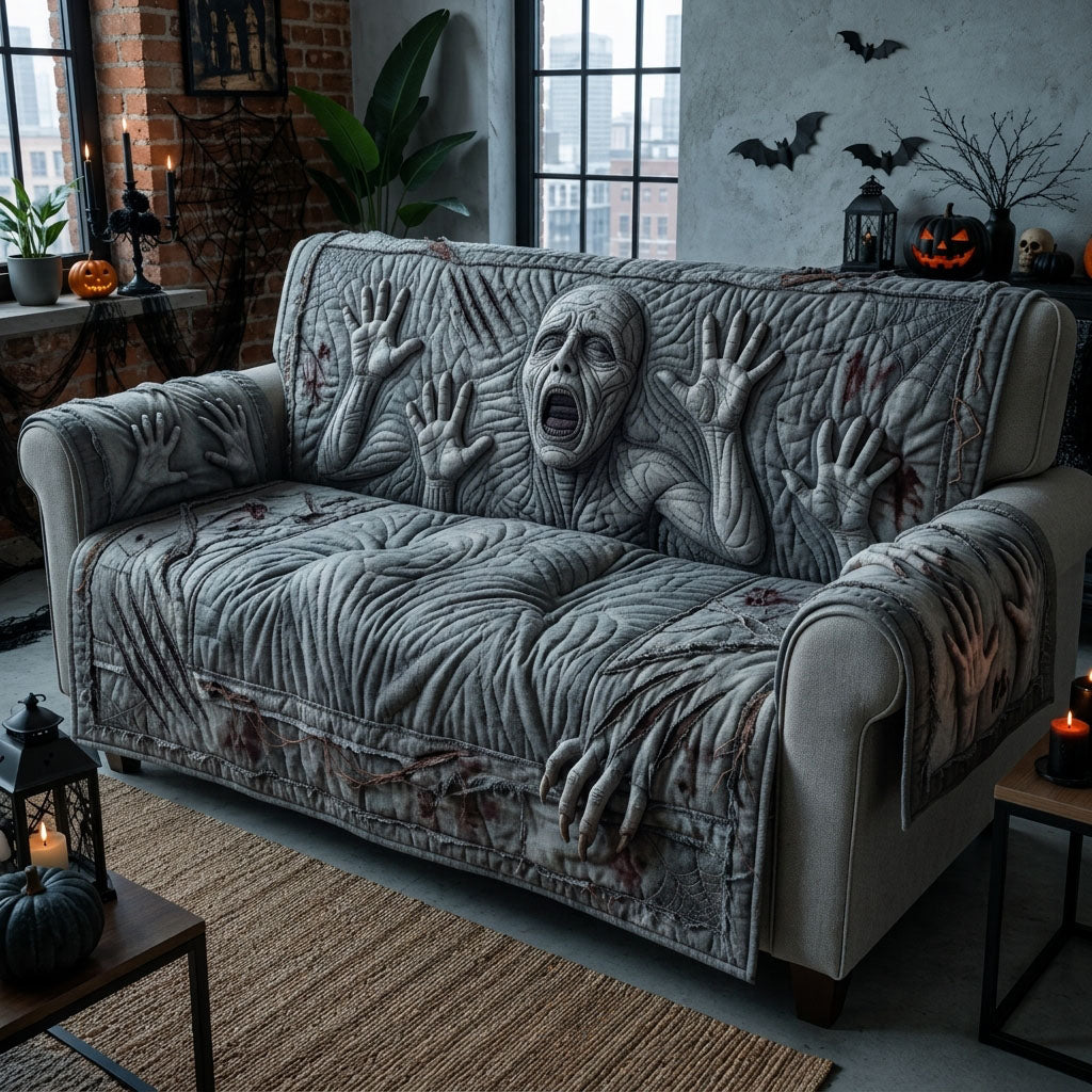 Behind The Fabric Quilted Sofa Cover GFTOPND1207